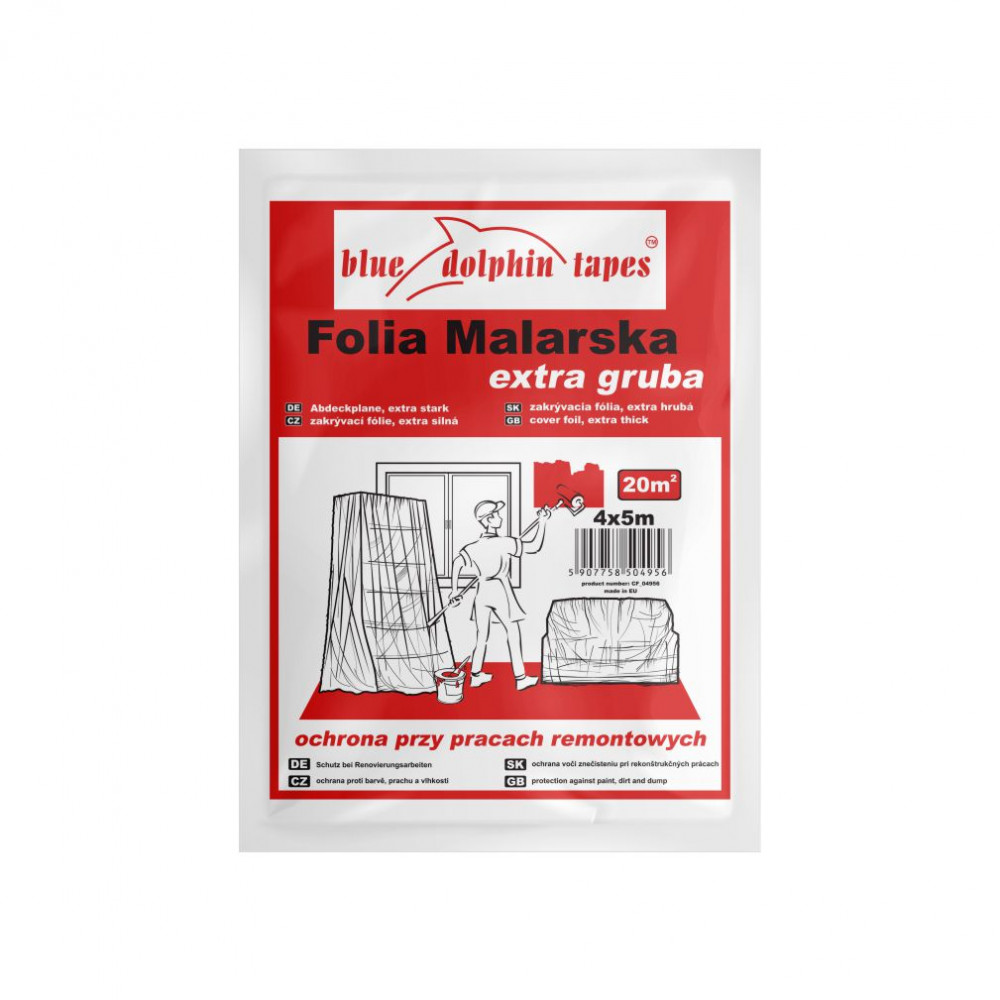 Плівка захистна 50мк, 4 х 5 м • 10-807