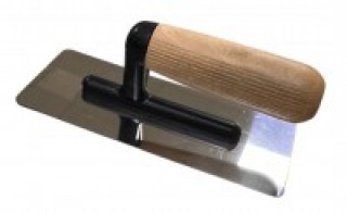 Терка нерж.80*200мм закруглені кінці (для Венициан.штукатурки) • 06-055