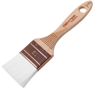 Кисть нейлоновая, деревянная ручка, 50мм • 00-110