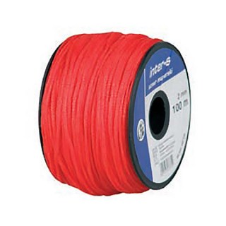 Шнурок для каменщ.1,7мм-намотка 50м, (червоний) • 69-640